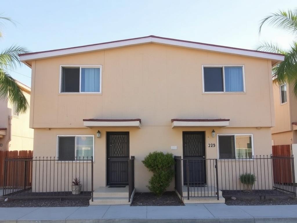 Duplex multifamily property
